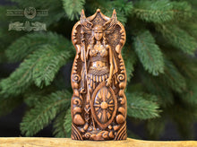 Load image into Gallery viewer, Valkyrie, Norse goddess Viking warrior Norse decor Valhalla, Asgard Norse mythology Saxon god, Viking decor Goddess statue German Odin Freya