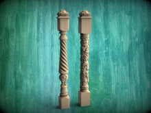Load image into Gallery viewer, Square Post Finials , Square Staircase Newel Post Cap, Square bed cap