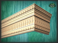 Load image into Gallery viewer, Pelmet of wood, Baroque Pelmet,  Antique classic carved curtain rod of wood pelmet