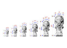 Load image into Gallery viewer, Lion Corbel of wood, Unpainted, Decorative Carved Wooden Corbel, Home Wall Embellishments, wood onlays, wood wall art decor