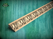 Load image into Gallery viewer, Antique style interior moulding from wood, 40" classical wood cabinet moulding