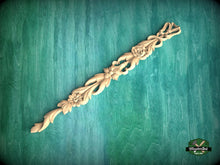 Load image into Gallery viewer, Interior Wooden Millwork Applique, Interior decor appliques, 1pc, Home Wall Embellishments, Furniture Carving, Wood Onlay