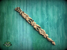 Load image into Gallery viewer, Interior Wooden Millwork Applique, Interior decor appliques, 1pc, Home Wall Embellishments, Furniture Carving, Wood Onlay