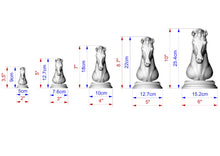 Load image into Gallery viewer, Chess Knight made of Wood, Horse bust of wood, Horse statue of wood, Wooden Horse statue cap