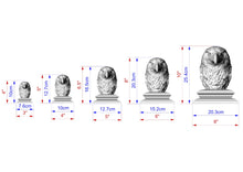 Load image into Gallery viewer, Eagle Wooden Finial for Staircase Newel Post, Eagle finial bed post, Eagle statue of wood, Wooden Eagle statue cap