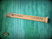 Load image into Gallery viewer, Ornate Wood Carved Architectural Pilaster for interior, Unfinished, column classic flute ionic, Carved Wood Trim Post Pillars