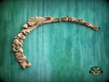 Load image into Gallery viewer, Wood Arch Wall Decor hardwood onlay, 1pc, Home Wall Embellishments, Furniture Carving, Wood Onlay
