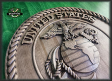 Load image into Gallery viewer, Marine Corps Seal made of wood, Coat of Arms of Marine Corps Seal eco product