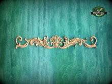 Load image into Gallery viewer, Ornate Baroque-Style Carved Wood Panel - Elegant Acanthus Leaf Wall Accent - Classic Home Decor