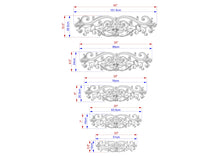 Load image into Gallery viewer, Regal Baroque-Style, Elegant Wooden Baroque Scrollwork Wall Decor