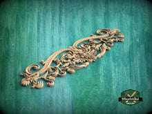 Load image into Gallery viewer, Regal Baroque-Style, Elegant Wooden Baroque Scrollwork Wall Decor