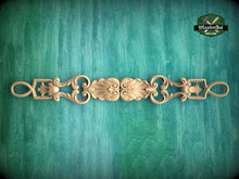 Load image into Gallery viewer, Elegant Carved Wooden Appliqué - 1 piece, Baroque Style Furniture Embellishment