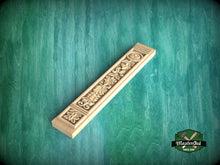 Load image into Gallery viewer, Elegance Etched in Grain: An Ornate Wooden Pilaster Carving, 1 pc, Unfinished, Carved Wood Trim Post Pillars