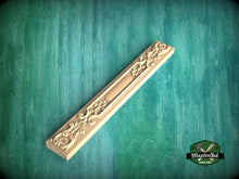 Load image into Gallery viewer, Whispers of Antiquity: A Refined Wooden Pilaster Embellishment, 1 pc, Unfinished, column classic flute ionic, Carved Wood Trim Post Pillars