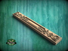 Load image into Gallery viewer, Whispers of Antiquity: A Refined Wooden Pilaster Embellishment, 1 pc, Unfinished, column classic flute ionic, Carved Wood Trim Post Pillars