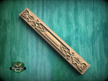Load image into Gallery viewer, Whispers of Antiquity: A Refined Wooden Pilaster Embellishment, 1 pc, Unfinished, column classic flute ionic, Carved Wood Trim Post Pillars