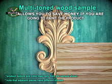 Load image into Gallery viewer, Swirling Elegance: Symphonic Wooden Onlay, 1 pc, Unpainted, Home Wall Embellishments, wooden trims, wood wall art decor