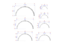 Load image into Gallery viewer, Blossoming Arch: Floral Wood Carving, 1pc, Unpainted, Home Wall Embellishments, Furniture Carving, Wood Onlay