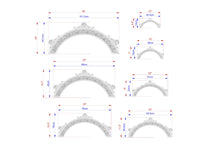 Load image into Gallery viewer, Ornate Elegance: Classical Wooden Archway, 1pc, Unpainted, Home Wall Embellishments, Furniture Carving, Wood Onlay