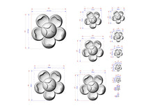 Load image into Gallery viewer, Starlight Symphony: Wooden Carved Rosette, 1 piece, Unpainted, Home Wall Embellishments, Round Wooden Trims, Wood Wall Art Decor