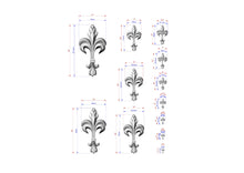 Load image into Gallery viewer, Sovereign Grace: Vertical Carved Wooden Emblem Applique, 1 pc, Unpainted, Home Wall Embellishments, Furniture Carving, Wood Onlays