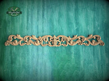 Load image into Gallery viewer, Traditional Acanthus Scroll Wood Onlay, Sophisticated Furniture Applique, Eco-Friendly Decor, 1pc, Unfinished, Home Wall Embellishments