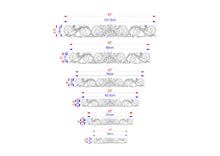 Load image into Gallery viewer, Victorian Floral Scrollwork Carved Wood Onlay, Classic Elegance, Eco-Friendly Decor, 1pc, Unfinished, Home Wall Embellishments