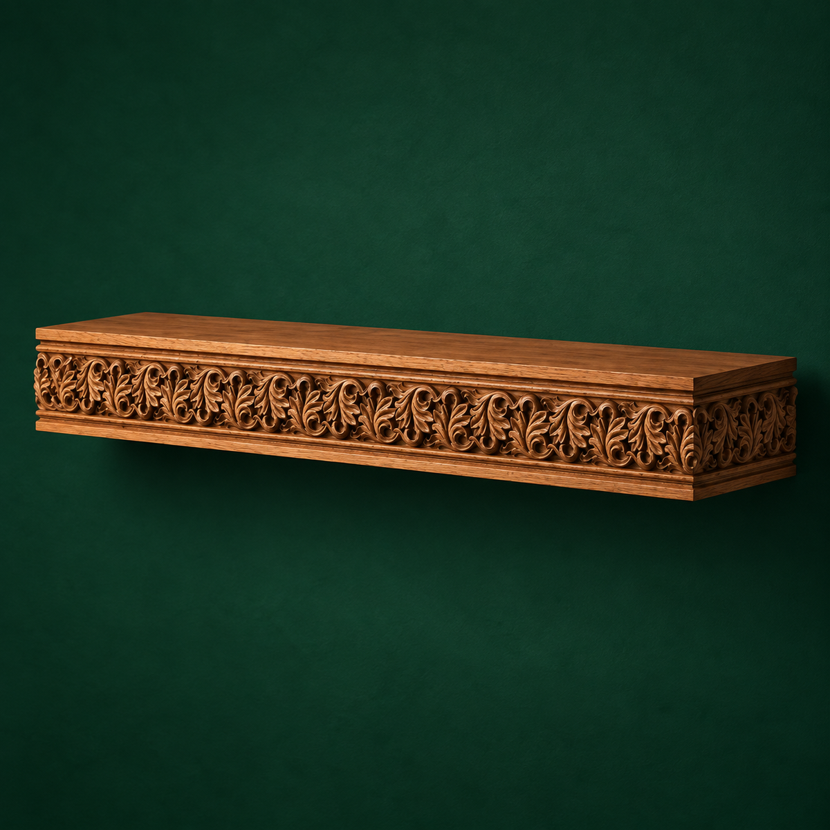 Carved Wooden Shelves & Mantels