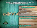Personalized Circular Swirl Moulding – Decorative Panel Top