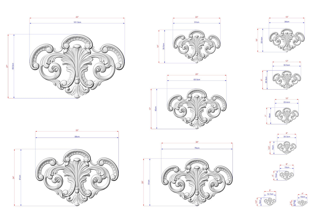 a drawing of a design for a wall decoration