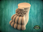 Ancient Roman Style Carved Animal Paw Furniture Leg, 1 pc, classic style feets, Roman legs, wooden feets, Wooden Leg for Cabinets and Sofas