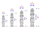 Personalized Baroque Spire – Ornate Pillar