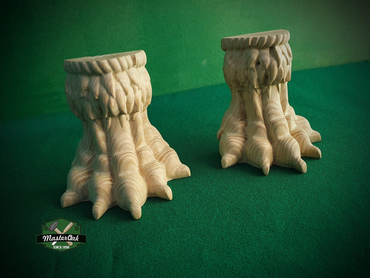 Lion Claws Feet, Set 2 of pc, classic style feet
