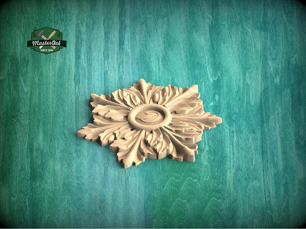 Personalized Acanthus Emblem Bloom — Noble Leaf Medallion