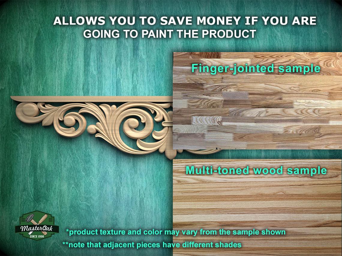 a picture of a wood panel with the words,'allows you to save money