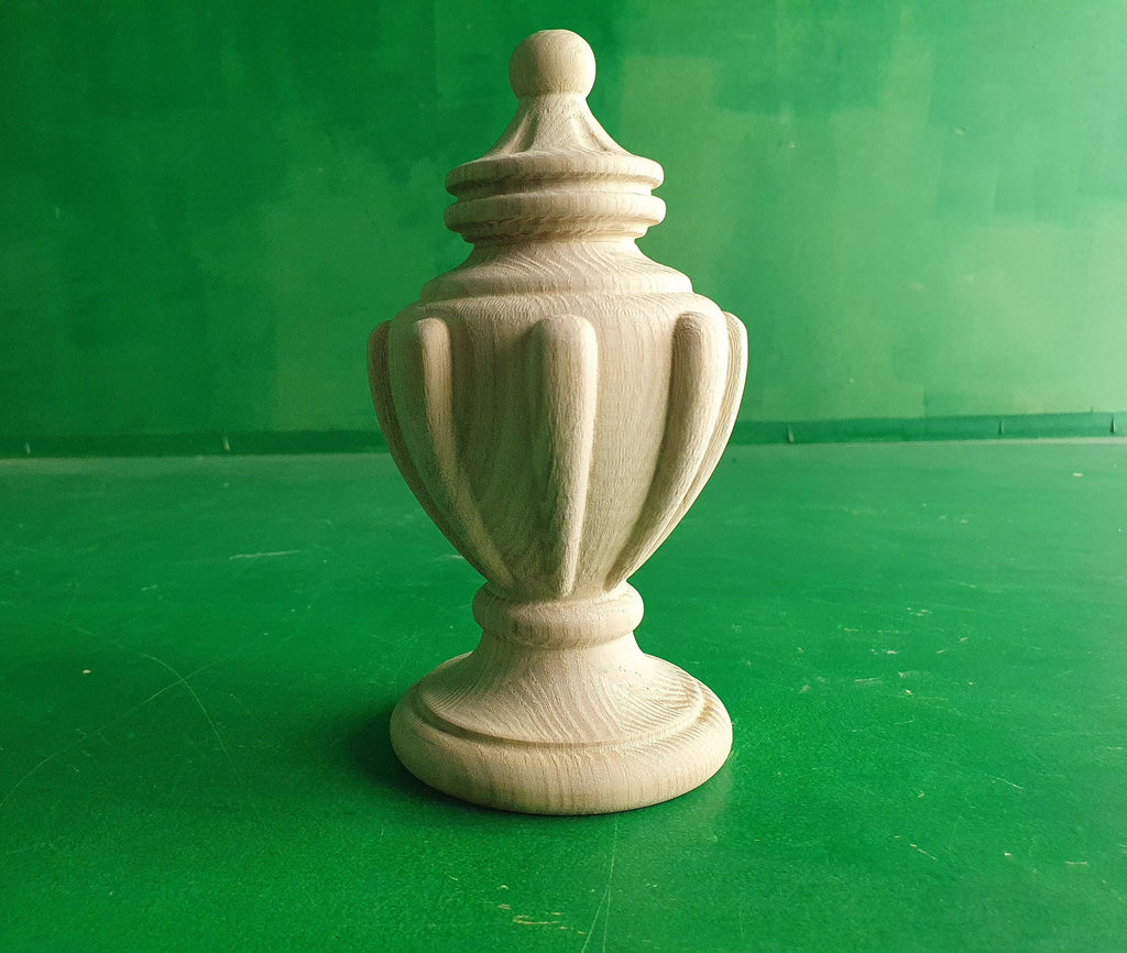 Architectural Newel Topper, 1pc, classical style, baroque style, wooden top, top of the pillar