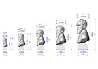 Michelangelo Bust | Carved & Hand-Finished Wood Statue | Gift for Artists and Sculptors