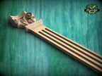 Elegant Wooden Single Corinthian Pilaster , wood pilaster, 1pc, Unpainted, Carved Wood Trim Post Pillars, Flat Back Columns