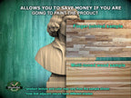 Nicolaus Copernicus Bust, Hand-Finished Wood Sculpture | Astronomy Decor
