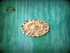 Personalized Fleur Initial Ornament — Crestflower Medallion