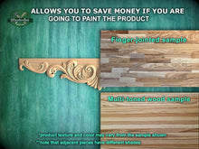Load image into Gallery viewer, Wooden Shell Pediment – Carved Baroque Acanthus Frieze for Cabinets
