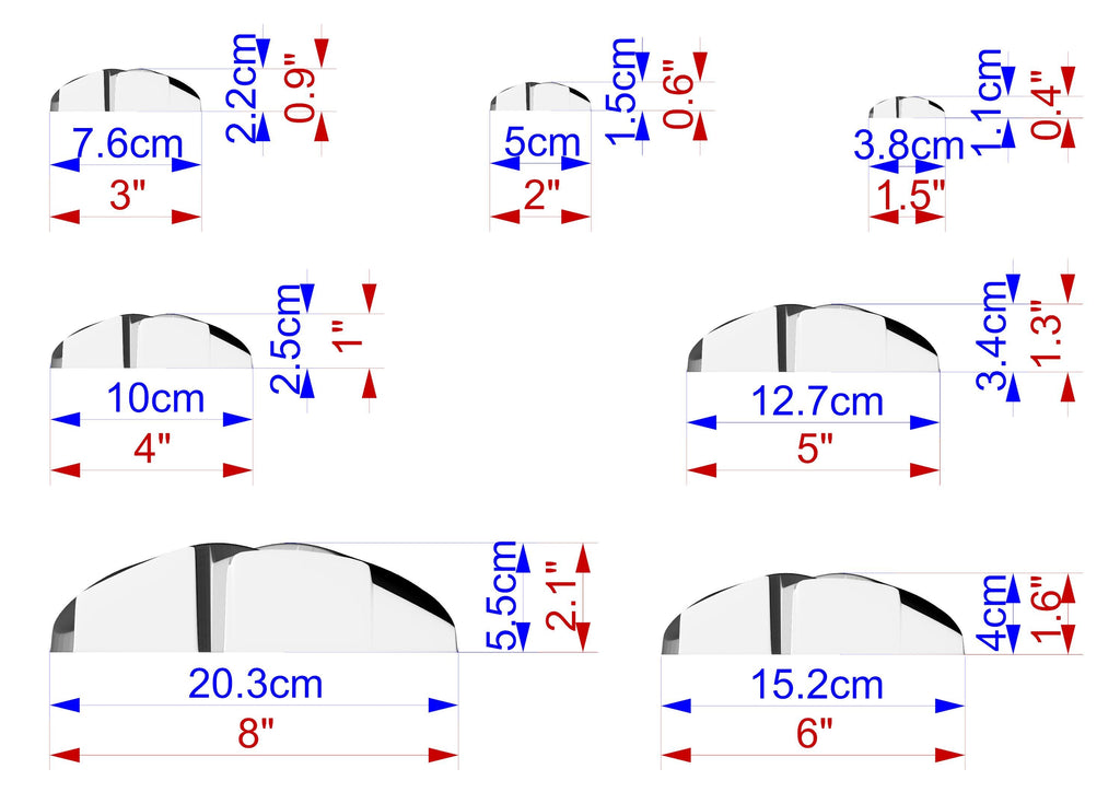 a series of images showing different sizes of objects, each with its own set of measurements. The objects are depicted in various sizes, ranging from small to large, and are labeled with their respective dimensions. The image is a collage of multiple images, and the descriptions provided should not be used to describe each individual image. Instead, the focus should be on the overall layout and organization of the images, which include a variety of sizes and dimensions.