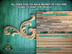 a picture of a wood panel with the words,'allows you to save money