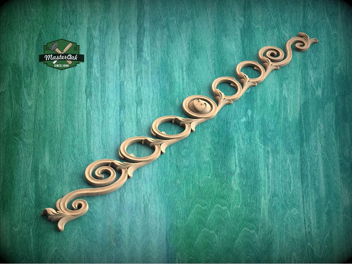 Personalized Circular Swirl Moulding – Decorative Panel Top