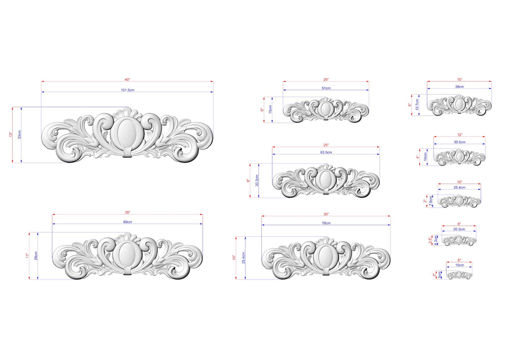 a drawing of a design for a decorative object