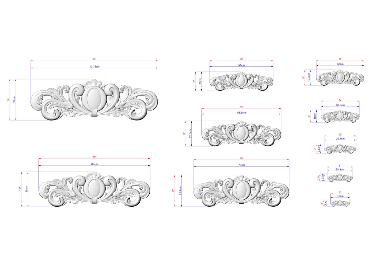 a drawing of a design for a decorative object