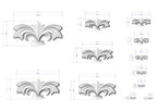 Fleur-de-lis Wood Accent – Classic Carved Applique