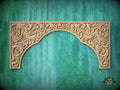 Antique Style Arched Hardwood Wood Trim, 1pc, Home Wall Decoration, Furniture Carving, Wood Trim