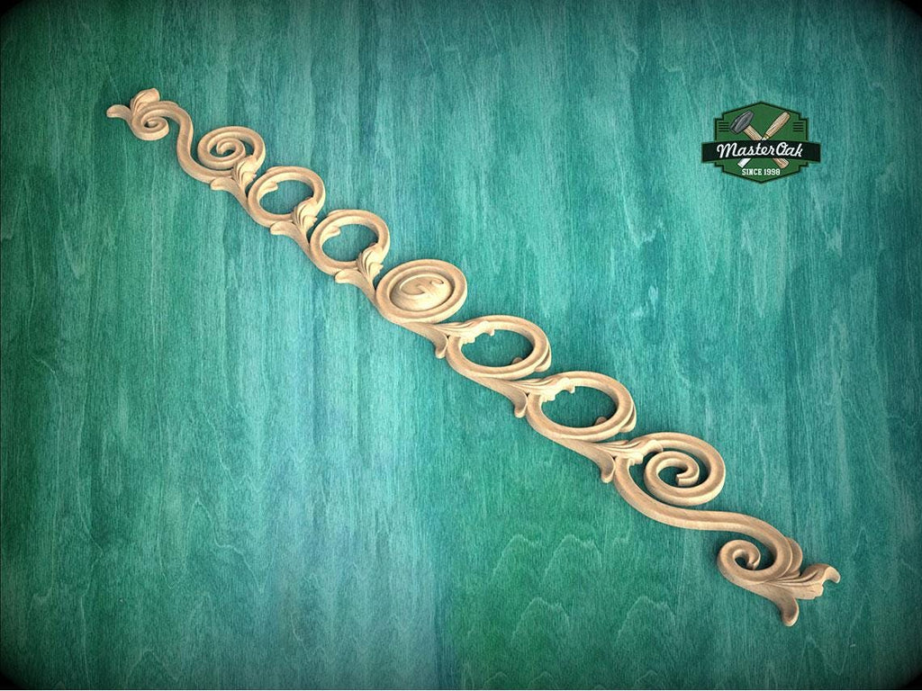 Personalized Circular Swirl Moulding – Decorative Panel Top