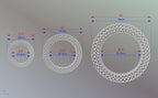 Art Deco Round Mirror Frame With A Twist Pattern
